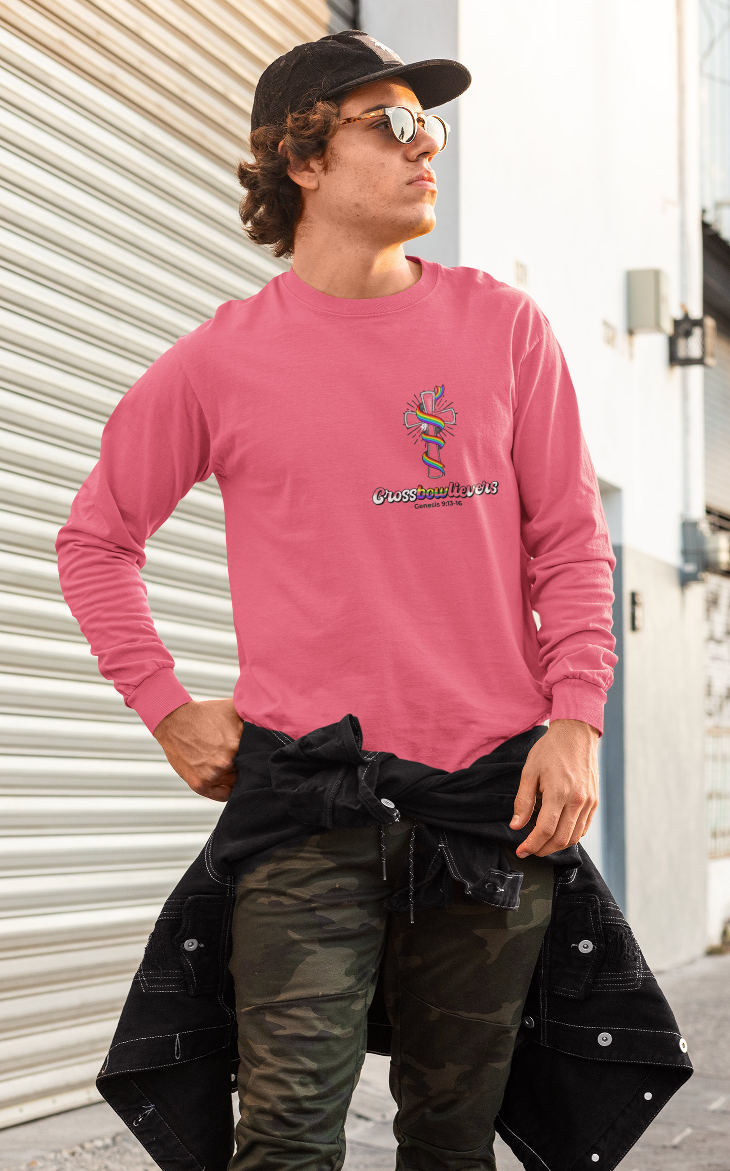 Men's Crossbowlievers Long Sleeve T-Shirt