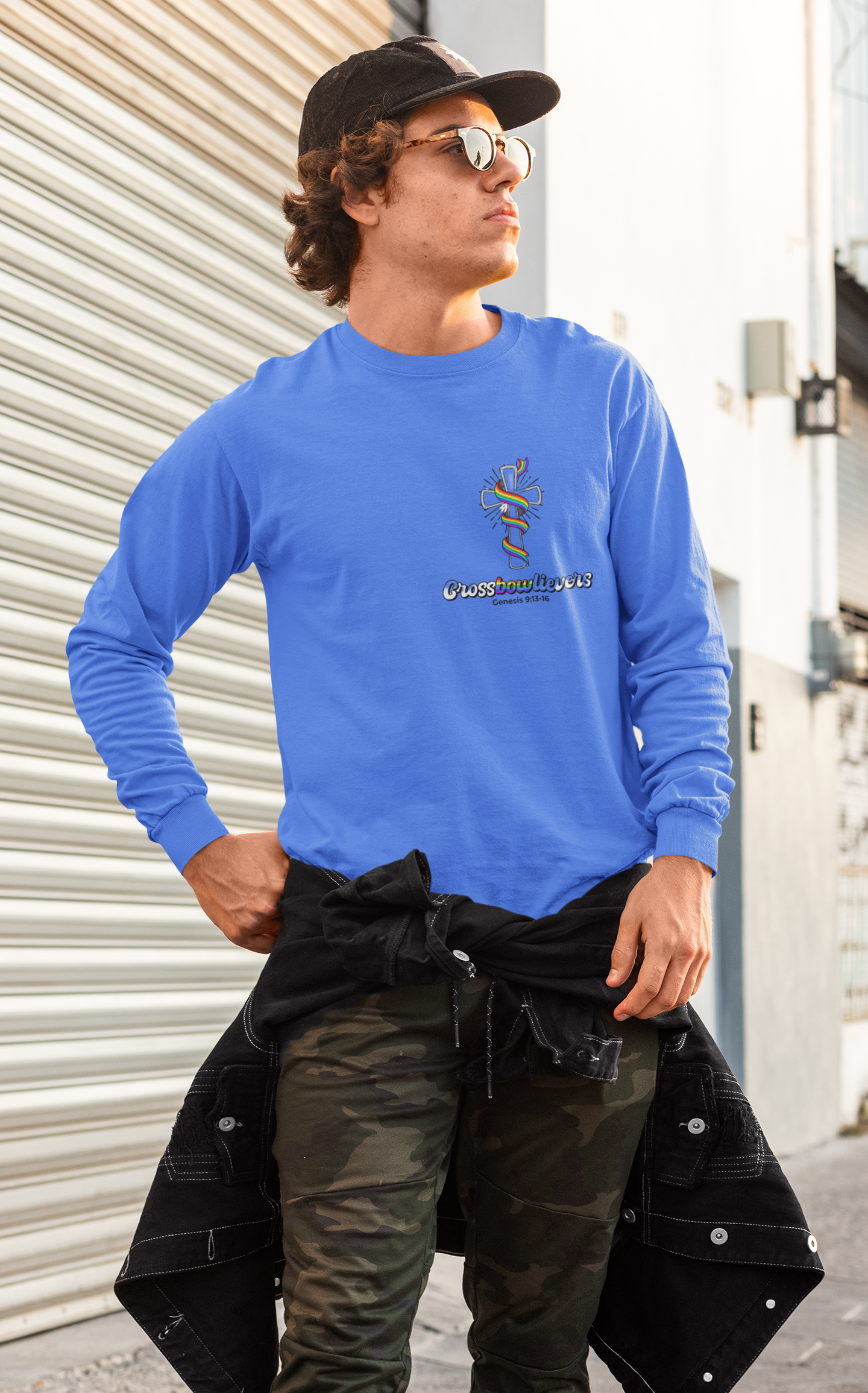 Men's Crossbowlievers Long Sleeve T-Shirt