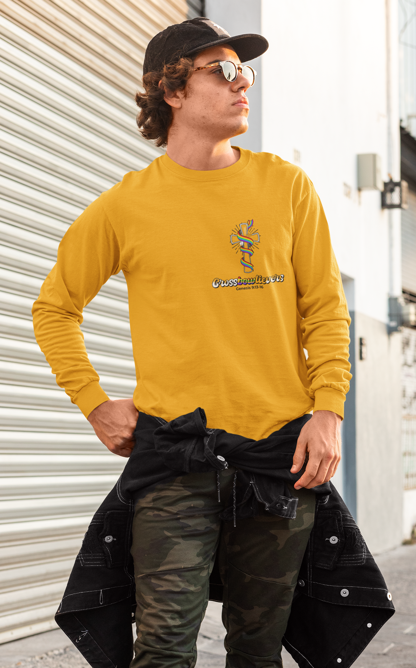 Men's Crossbowlievers Long Sleeve T-Shirt