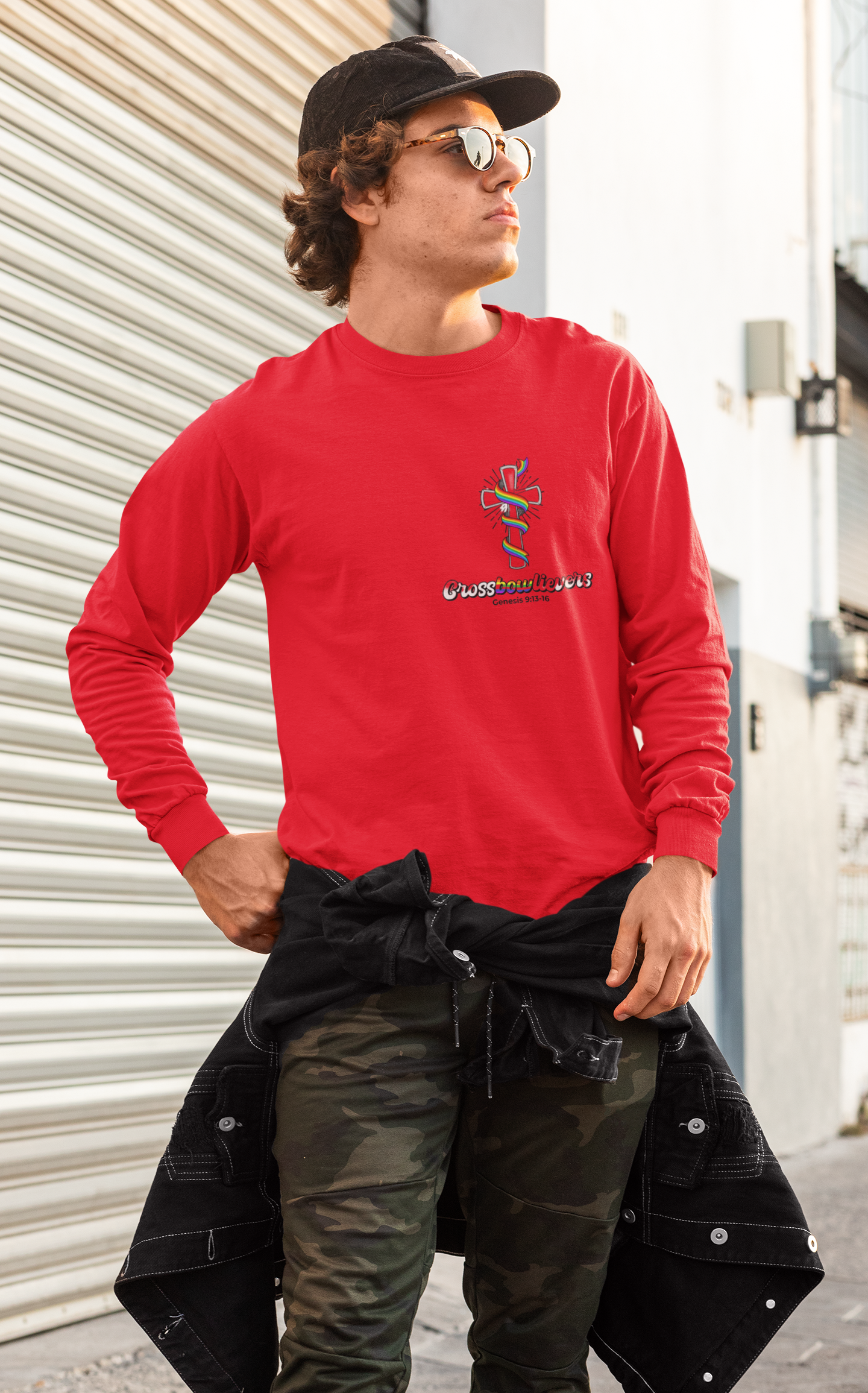 Men's Crossbowlievers Long Sleeve T-Shirt