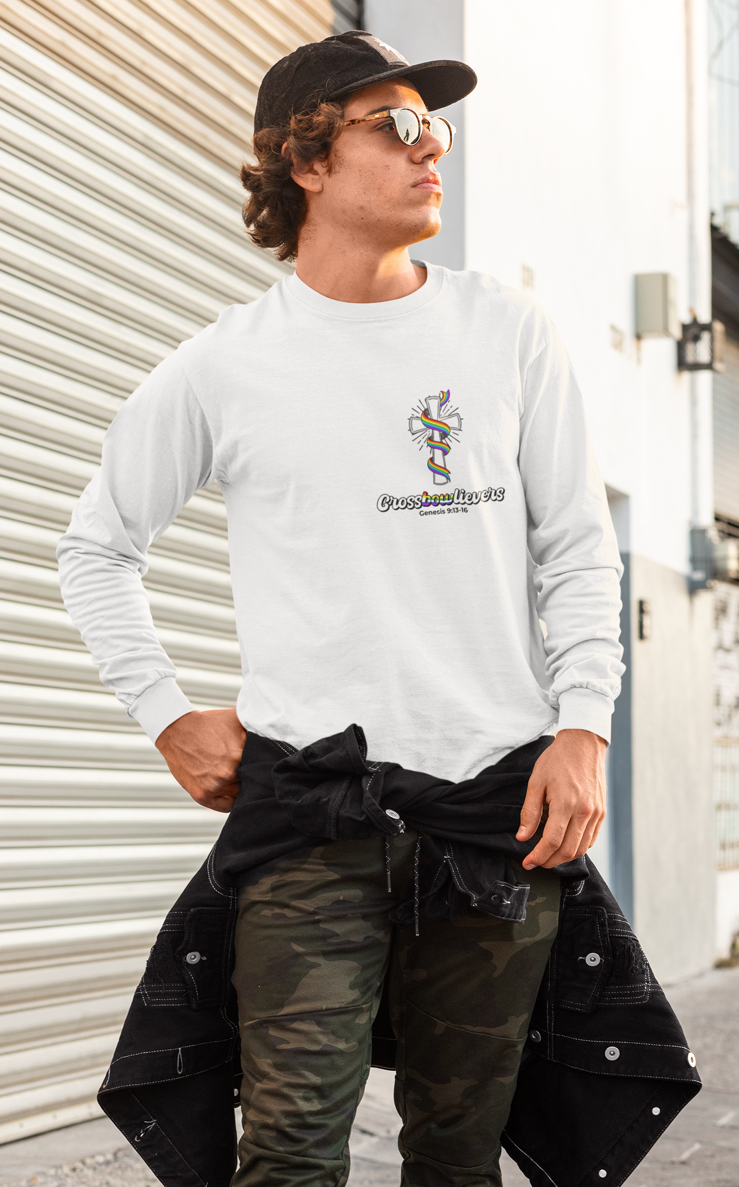 Men's Crossbowlievers Long Sleeve T-Shirt